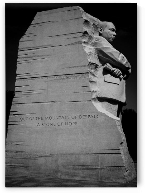 mlk jr memorial dc  vertical 2308 Hope 13k by Black And White