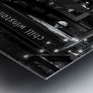 chill winston in gastown  square 2625 Chill 13k.j Metal print