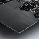 vancouver skyline toward yaletown  horizontal 329 Metal print