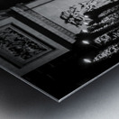 arc de triomphe from george v metro stop  horizon Metal print