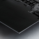 hotel seine at night  vertical 2448 Hotel 13k Metal print