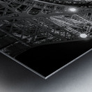 pont d iena bridge base of eiffel tower  horizont Metal print