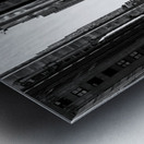 2nd ave at 42nd street  vertical 1496 Second 13k. Metal print