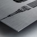 new yorker empire state building  square 1472 New Metal print