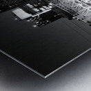 queensboro bridge at night  panoramic 1489 Queens Metal print