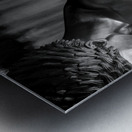 prometheus at night rockafeller center  vertical Metal print