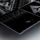 wall street broad exchange place  vertical 1441 E Metal print