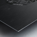 chicago skyline columbus drive randolph street  v Metal print