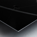 downtown chicago daley plaza  horizontal 1209 Pla Metal print