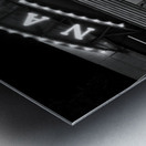 navy pier sign at night  panoramic 76 Pier 13k.jp Metal print