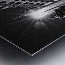 sun reflection off trump tower over wrigley build 1708133052.9496 Metal print