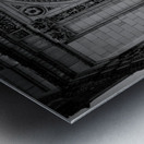 wrigley building clock face  horizontal 2023 Face Metal print