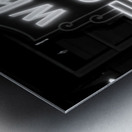 wrigley field home of chicago cubs  panoramic 64 Metal print