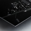 6th street at the 110 downtown la skyline at nigh 1708173477.8501 Metal print