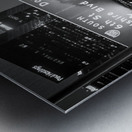 downtown LA and 4th street exit  square 2168 Hast Metal print