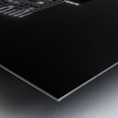 full moon over downtown los angeles  horizontal 2 Metal print