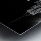 hollywood museum first national building  square Metal print