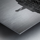 los angeles memorial coliseum  square 2148 Colise Metal print