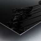 los angeles skyline echo park glendale blvd  hori Metal print