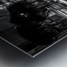 rush hour traffic on wilshire boulevard  square 2 Metal print