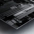 rush hour traffic on wilshire boulevard  horizont Metal print