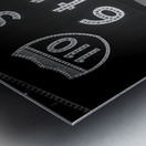 the 110 south  square 2206 Wilshire 13k Metal print