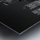 boston skyline night  horizontal 1249 Boston 13k. Metal print