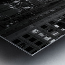 california street bay bridge night  square 2767 C Metal print