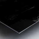 cafe zoetrope columbus drive kearny night  panora Metal print