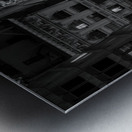 downtown san francisco traffic at night  horizont Metal print