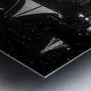 fully illuminated bay bridge night  vertical 2941 Metal print