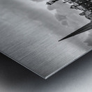 gas lamps pier 7  square 500 Gaslight 13k Metal print