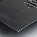 tight shot philadelphia city hall  horizontal 296 Metal print