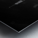 downtown dallas full moon  horizontal 2121 Pepper Metal print