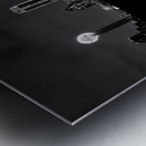 dallas skyline from trinity riverbed  horizontal Metal print