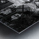 stockyard cattle drive  horizontal 803 Drive 13k. Metal print