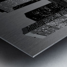 downtown houston tx skyline  vertical 3271 Amex 1 Metal print