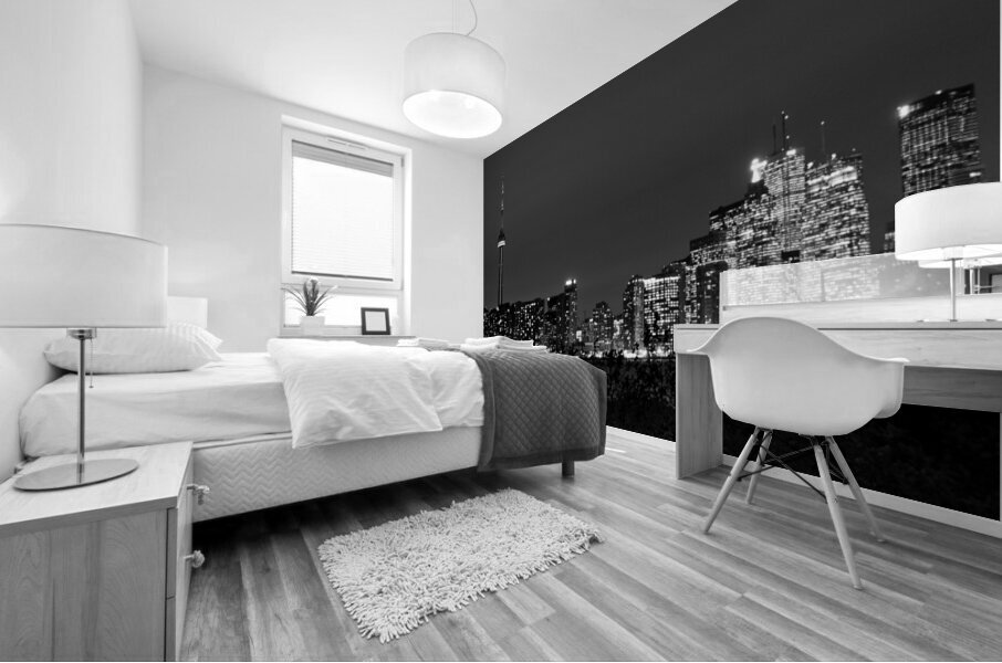 toronto skyline at night  panoramic 3024 Branches Mural print