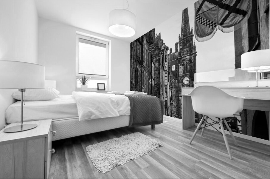 the royal mile old town edinburgh  vertical 4665 Mural print