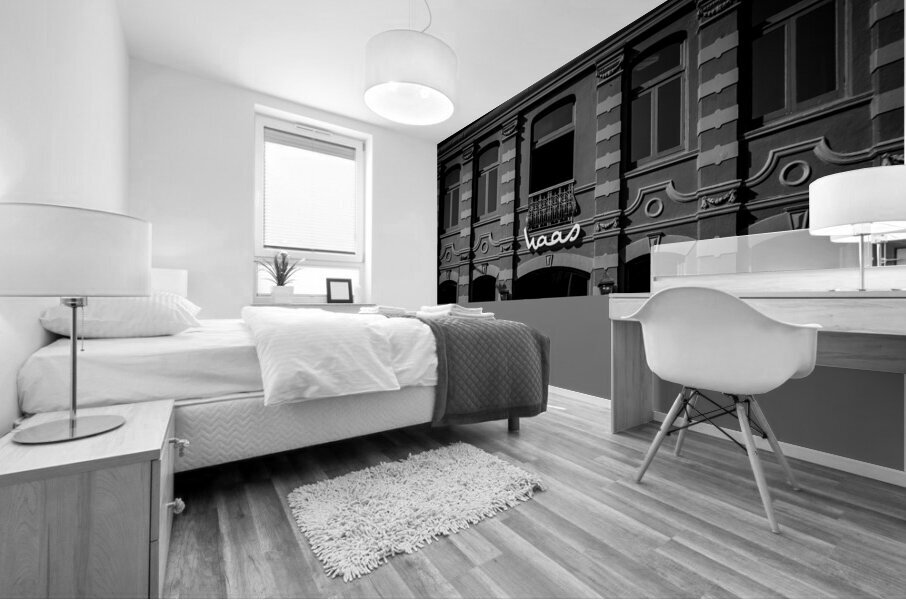 haas coffee shop on buitenkant  horizontal 2982 H Mural print