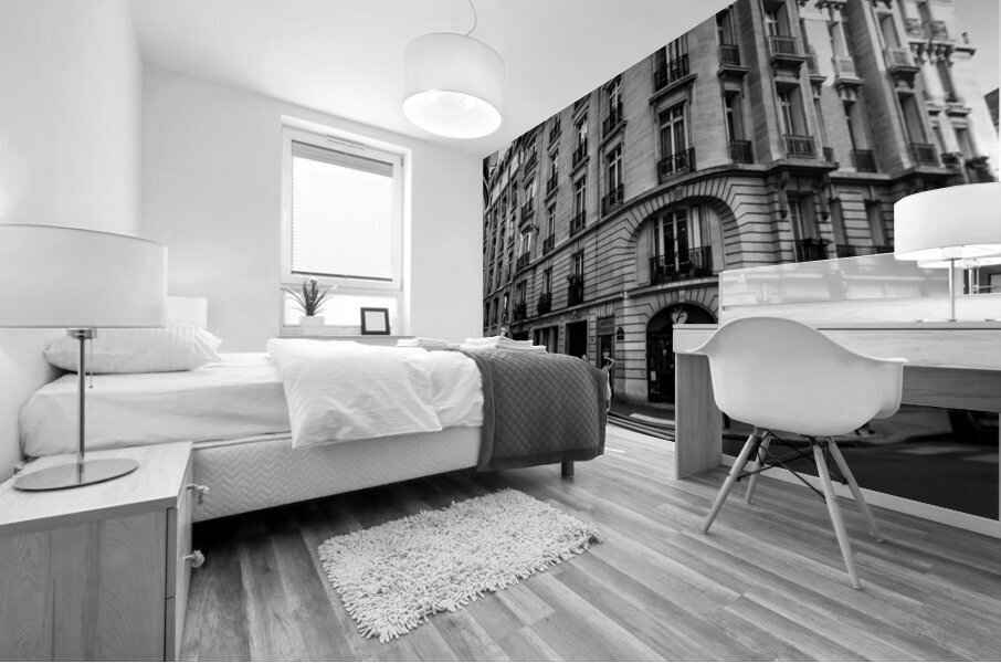 rue vaugirard sixieme arrondissement  panoramic 3 Mural print