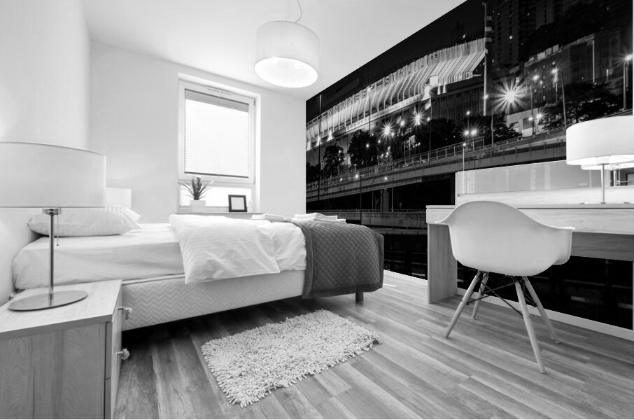 old yankee stadium at night  horizontal 2939 Bomb Mural print