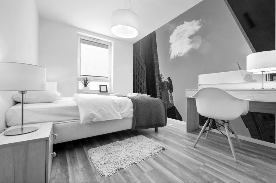 times square morning  vertical 353 Cloud 13k Mural print