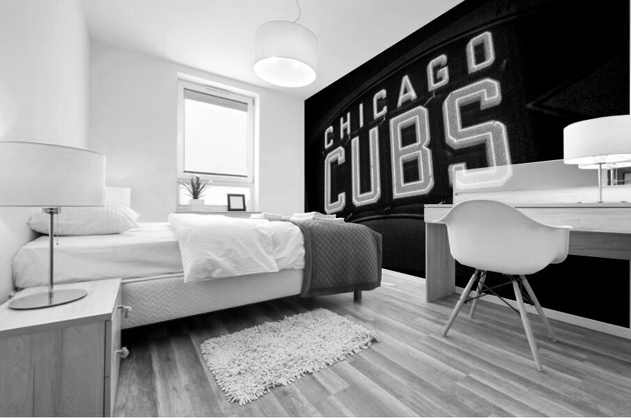 cubs sign waveland ave sheffield wrigley field  h Mural print