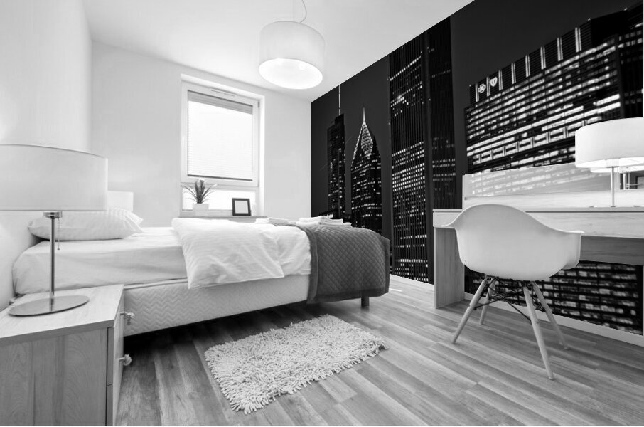 two prudential plaza  horizontal 1215 Two 13k Mural print