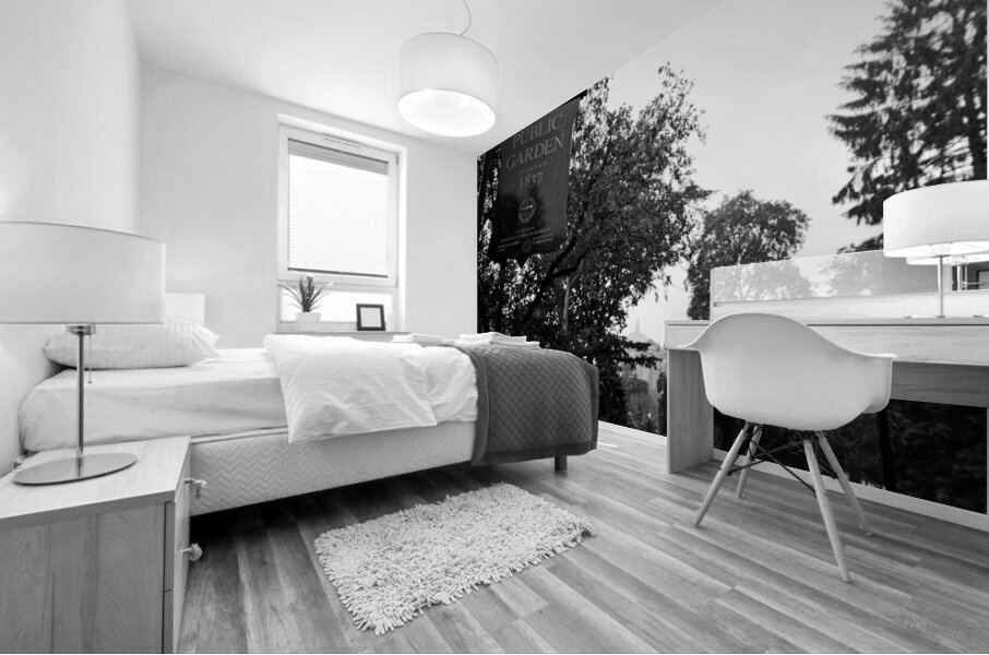 boston public garden  square 1378 Garden 13k Mural print