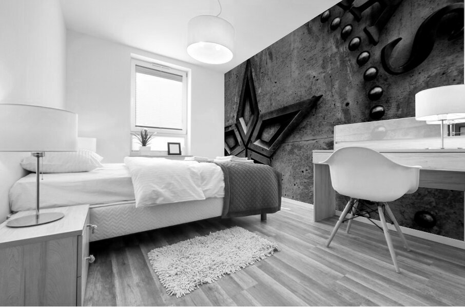 city of dallas seal and star  vertical 772 Dallas Mural print