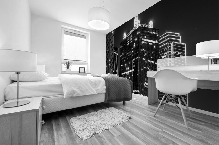 renaissance building at night  horizontal 3313 Re Mural print