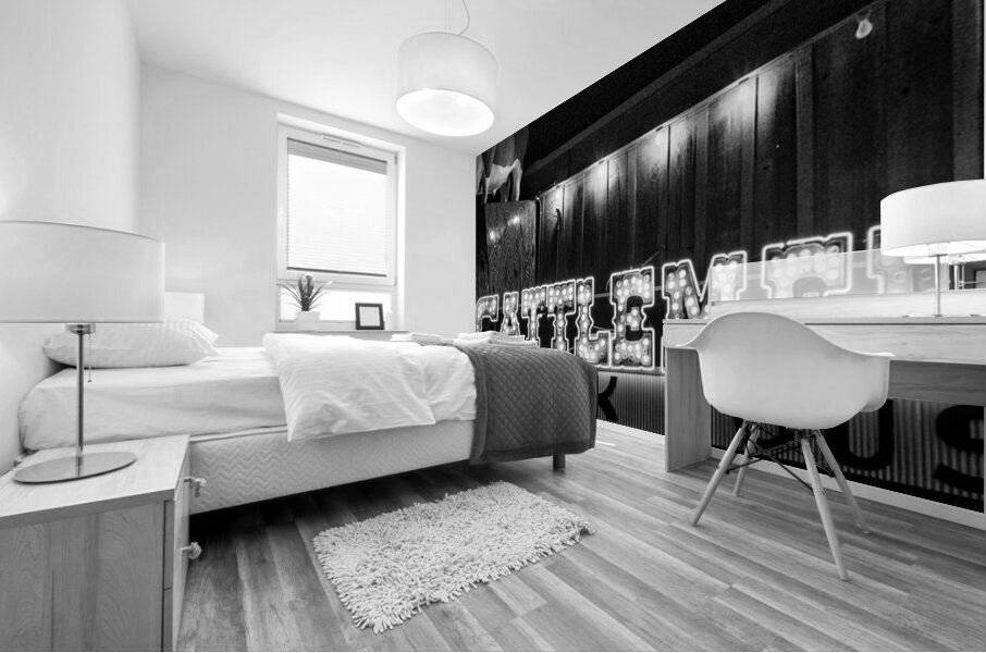 cattlemens steak house  panoramic 801 Cattlemens Mural print