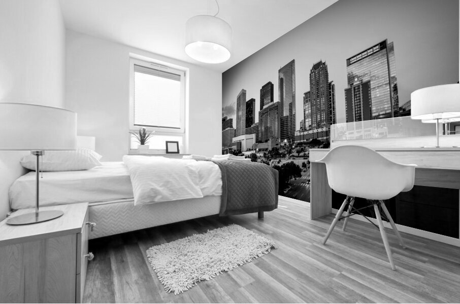 houston texas skyline  horizontal 3277 Leeland 13 Mural print